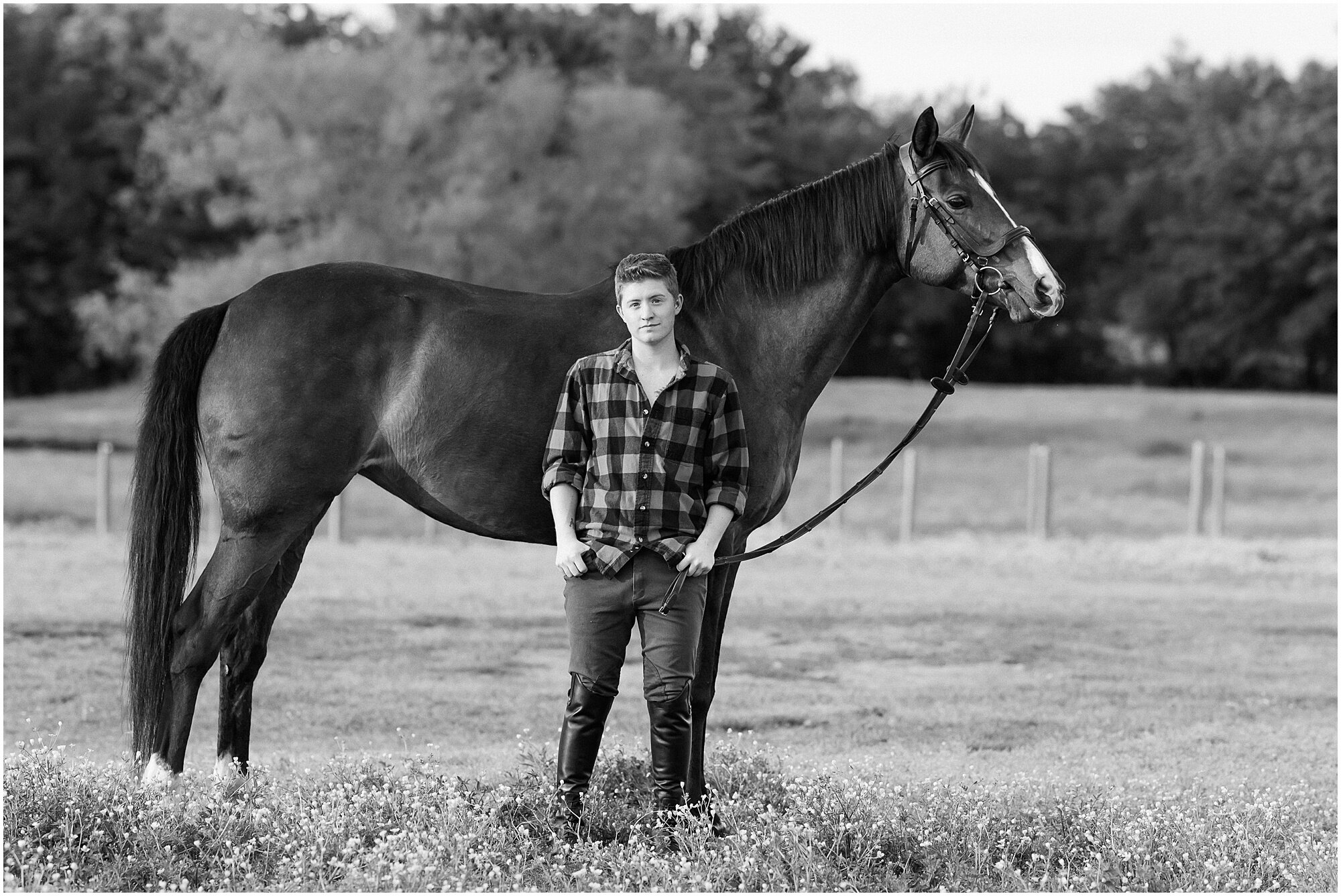 Transgender equestrian Clay Murray for USEF US Equestrian You Are Welcome Here photographed at Prairie Lane Farm Collinsville Oklahoma